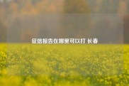 征信报告在哪里可以打 长春