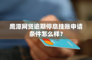 网贷停息挂账,了解其含义、条件和注意事项