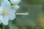征信修复靠谱吗